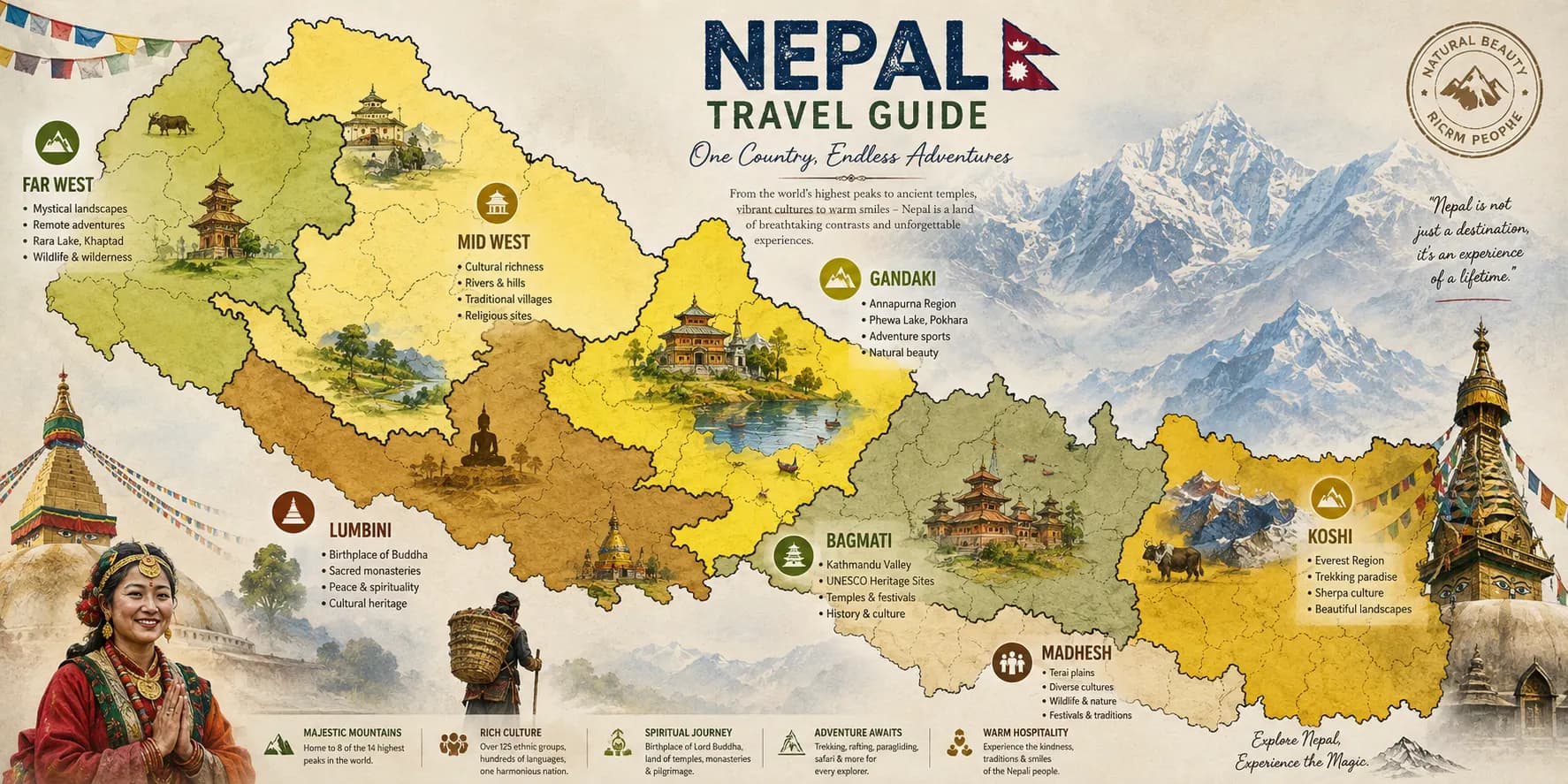 Nepal Travel Guide 2026/27/28: Explore, Connect & Experience Nepal