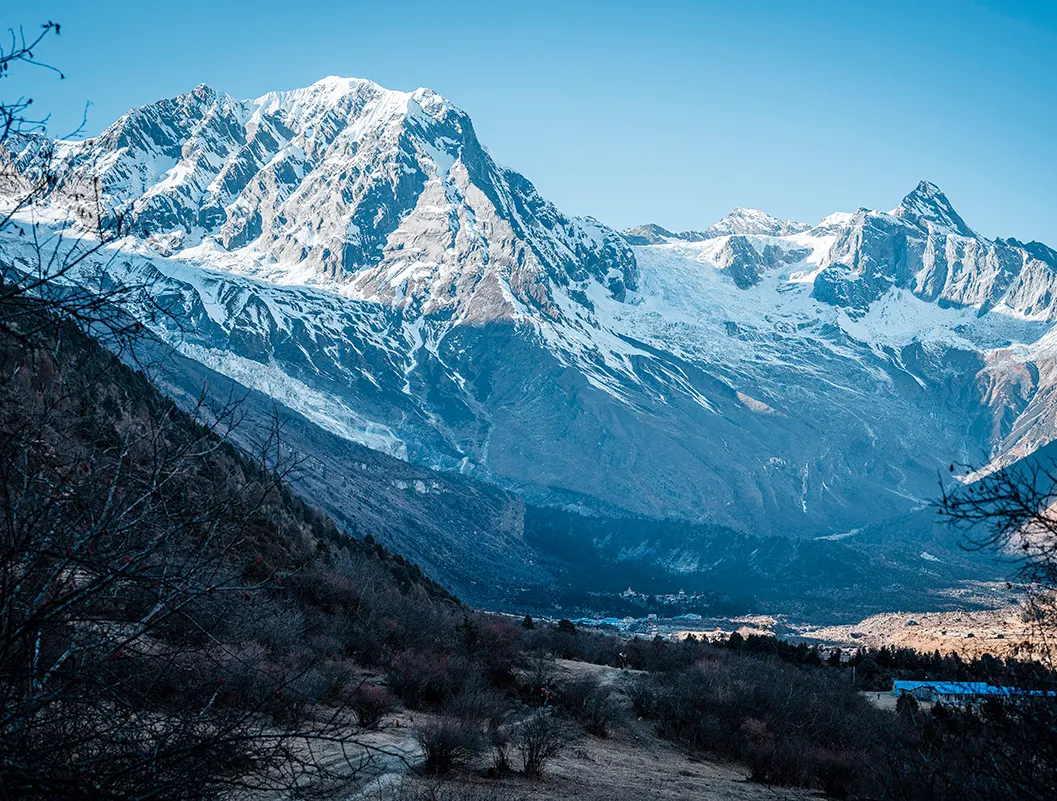 Trek from Shyala (3,500 m) to Sama Gaon (3,530 m) via Pungyen Gompa