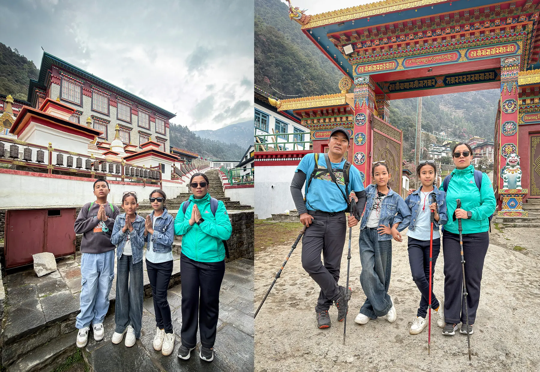 Receiving a heartfelt blessing inside Thupten Chholing Monastery was a deeply meaningful moment, one of peace, gratitude, and spiritual connection that made our Himalayan journey even more unforgettable.