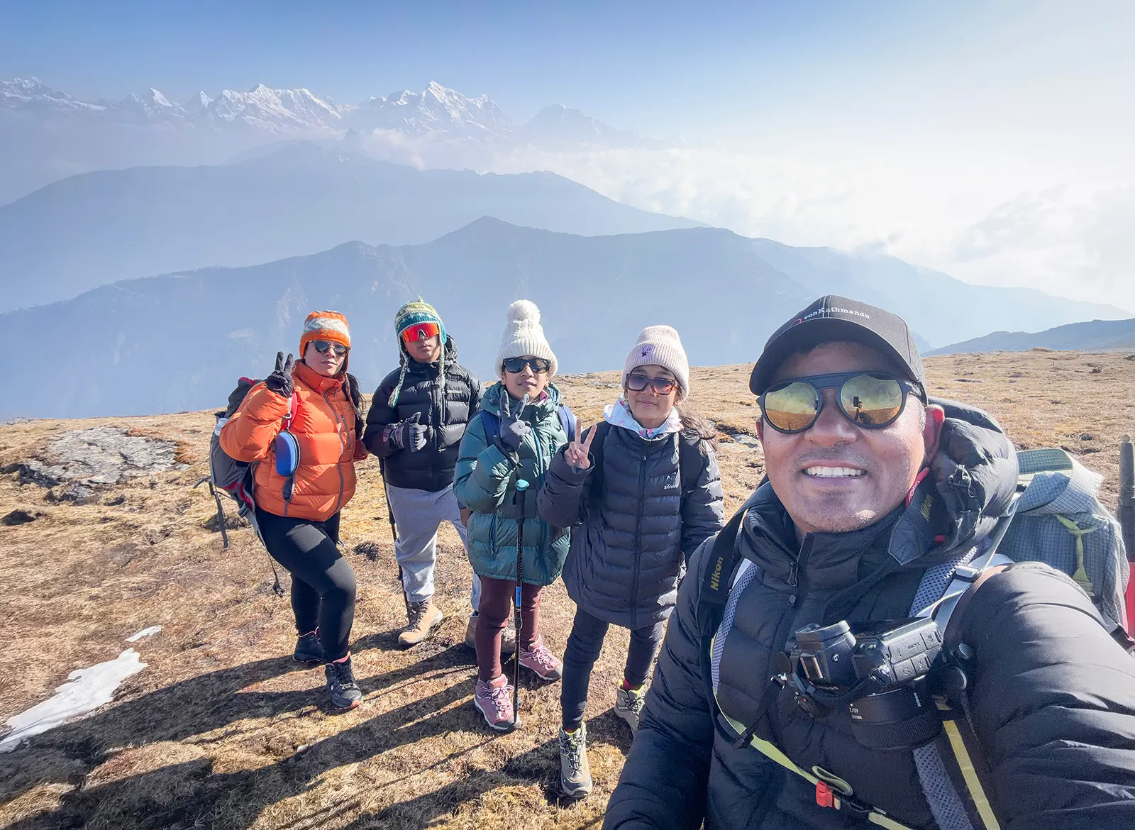 One mountain, one journey, one unforgettable family moment near the summit of Pikey Peak.